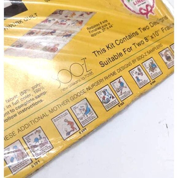 Soo-z Sampler Kit S154 Nursery Rhymes Sealed Jack And Jill Three Wise Men VTG - Picture 4 of 6